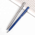 Stationery Office Slim Cross Metal Twist Ballpoint Pens Assorted Colors Thin Hotel Metal Ballpoint Pens